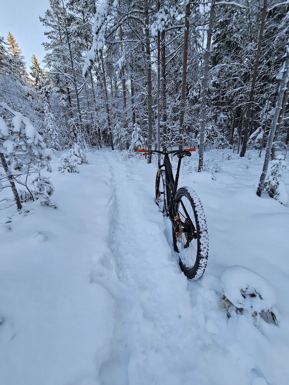 snow biking